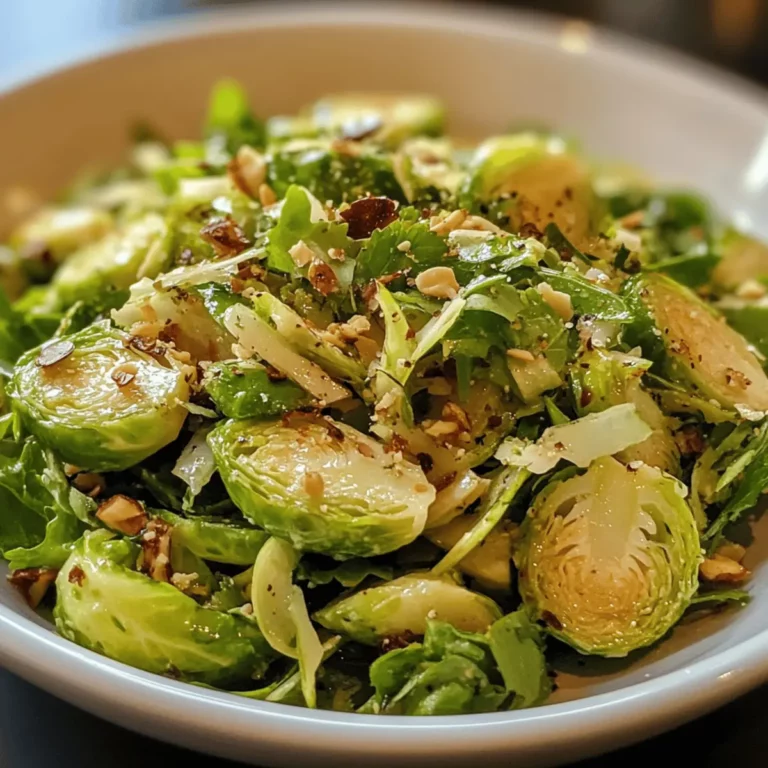 Shaved Brussels Sprout Salad