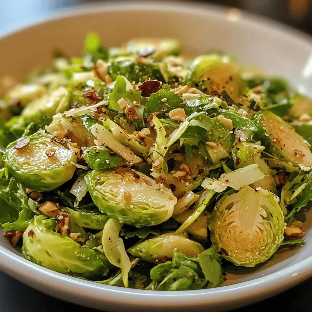 Shaved Brussels Sprout Salad