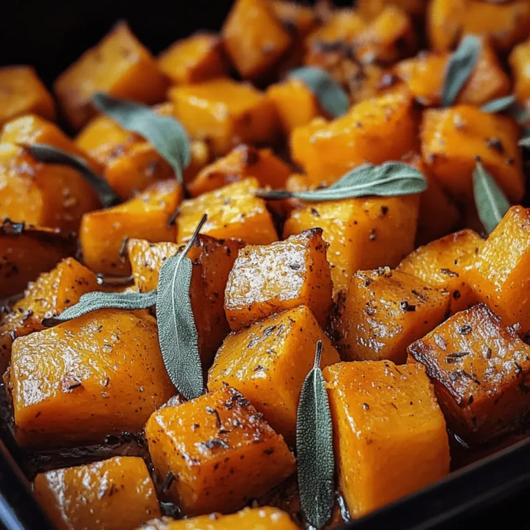 Roasted Butternut Squash with Sage