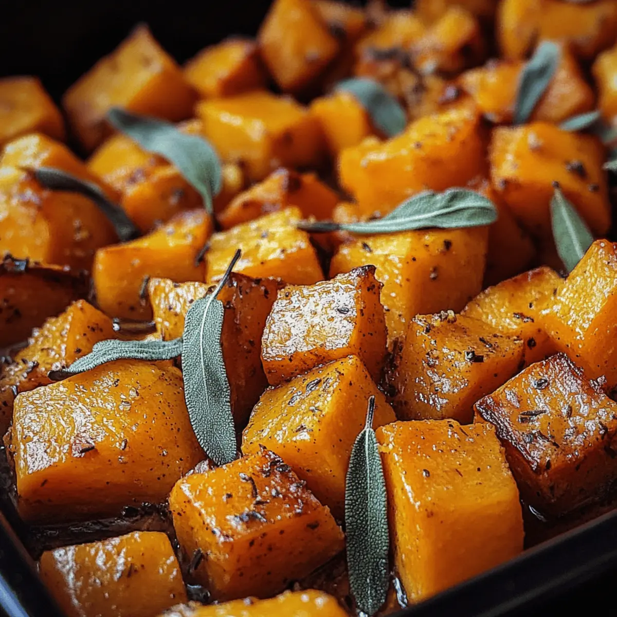Roasted Butternut Squash with Sage
