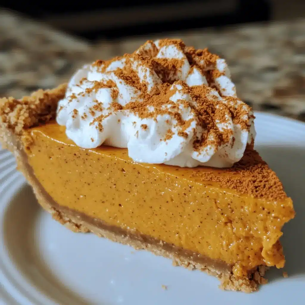 No-Bake Pumpkin Cheesecake Pie