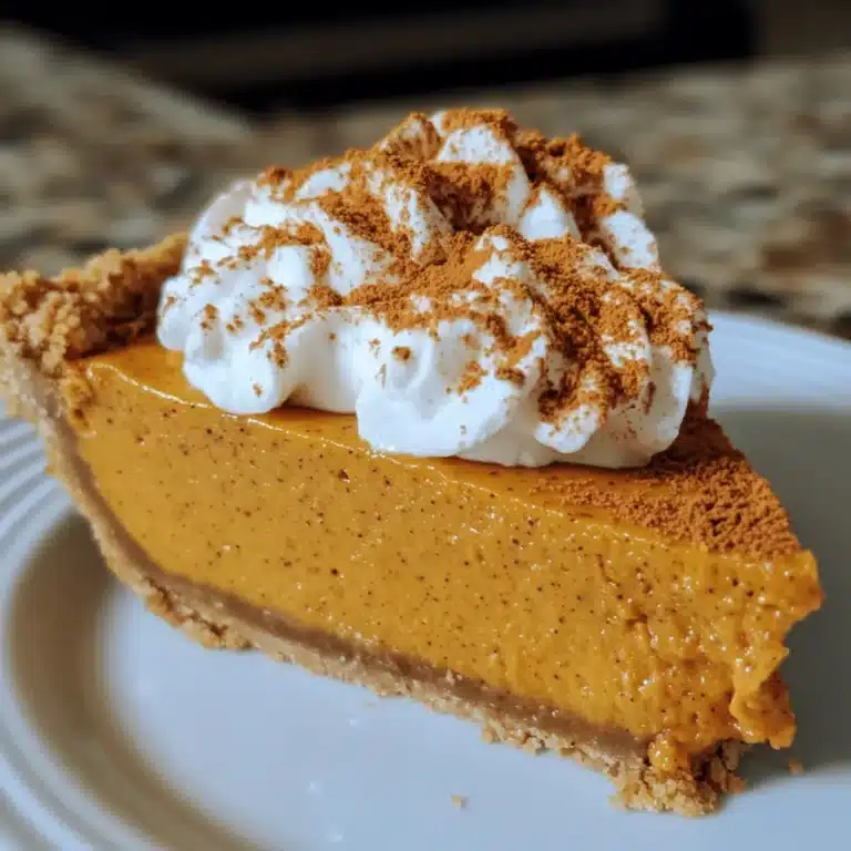 No-Bake Pumpkin Cheesecake Pie