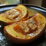 Smoked Acorn Squash with Maple and Butter