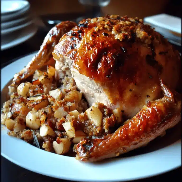 Roast Turkey with Apple-Sage Stuffing