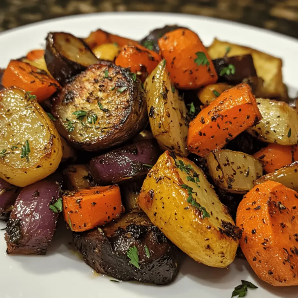 Roasted Winter Vegetable Medley with Herbs