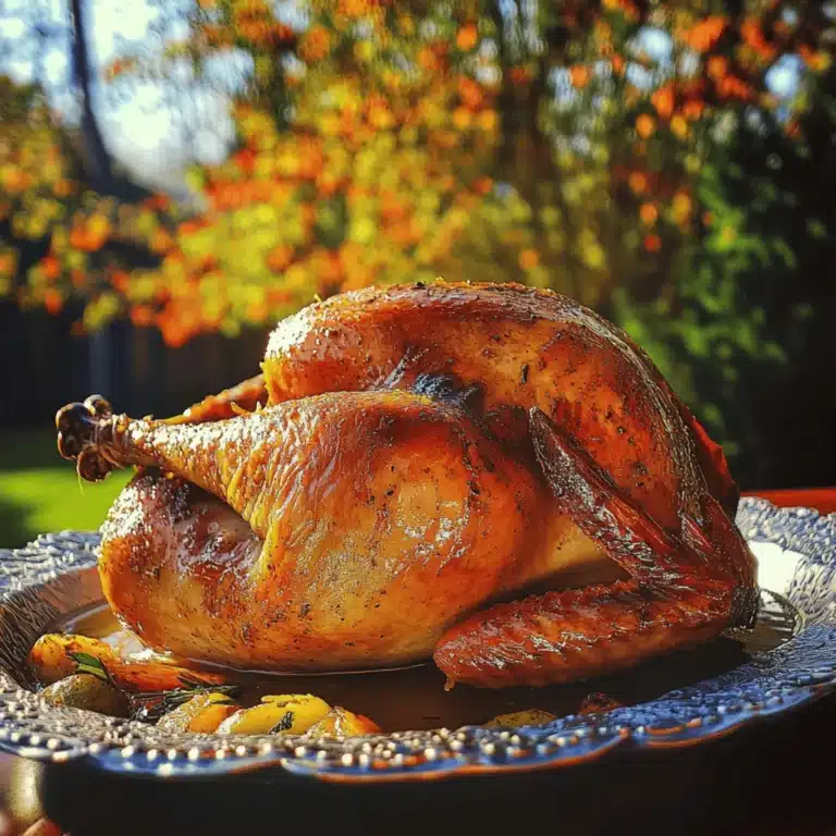 Spiced Apple Cider Brined Turkey