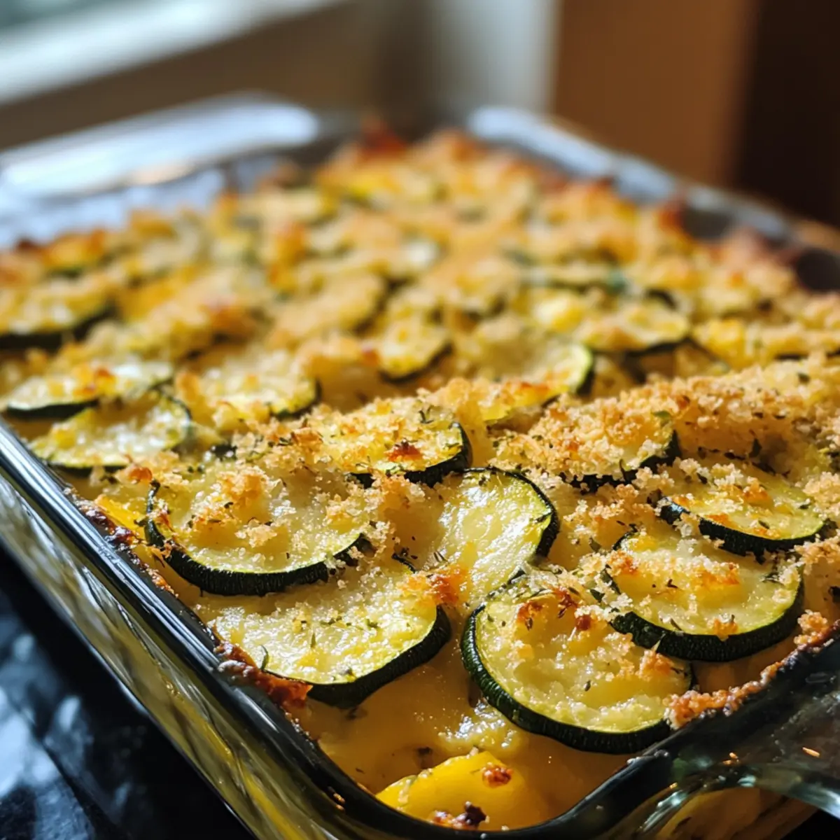 Cheesy Baked Zucchini Casserole