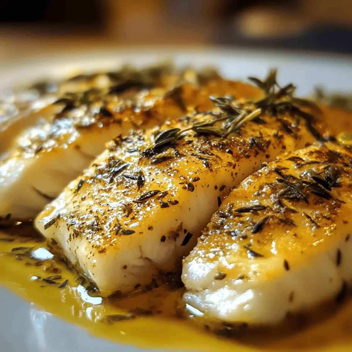 Buttery Baked Tilapia with Sage and Thyme