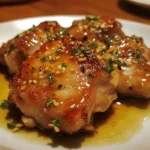 Honey Garlic Glazed Chicken Thighs