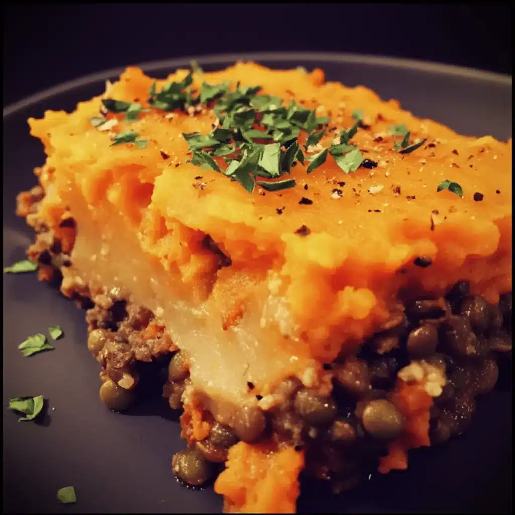 Lentil Shepherd's Pie with Sweet Potato Topping