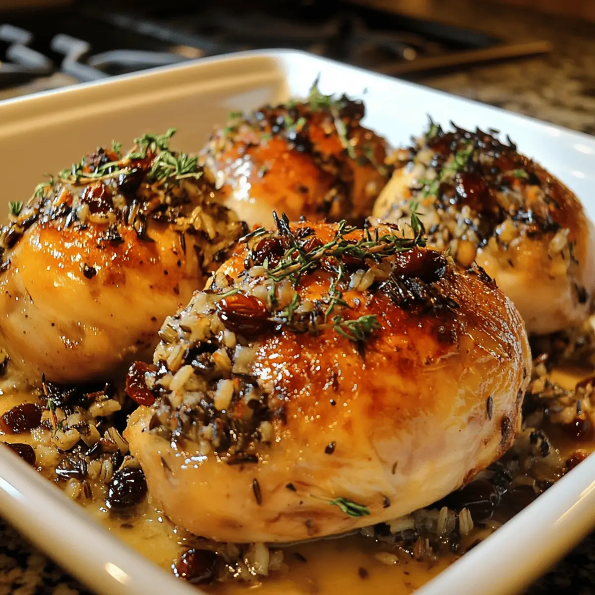 Cornish Game Hens with Wild Rice and Dried Cherry Stuffing