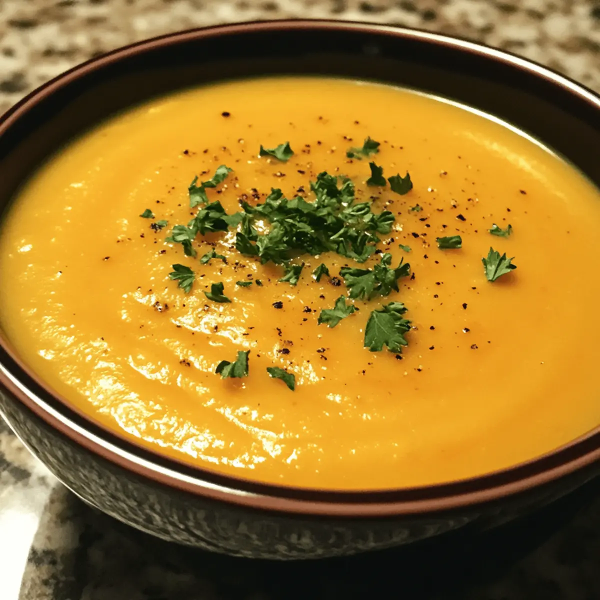 Butternut Squash and Apple Soup