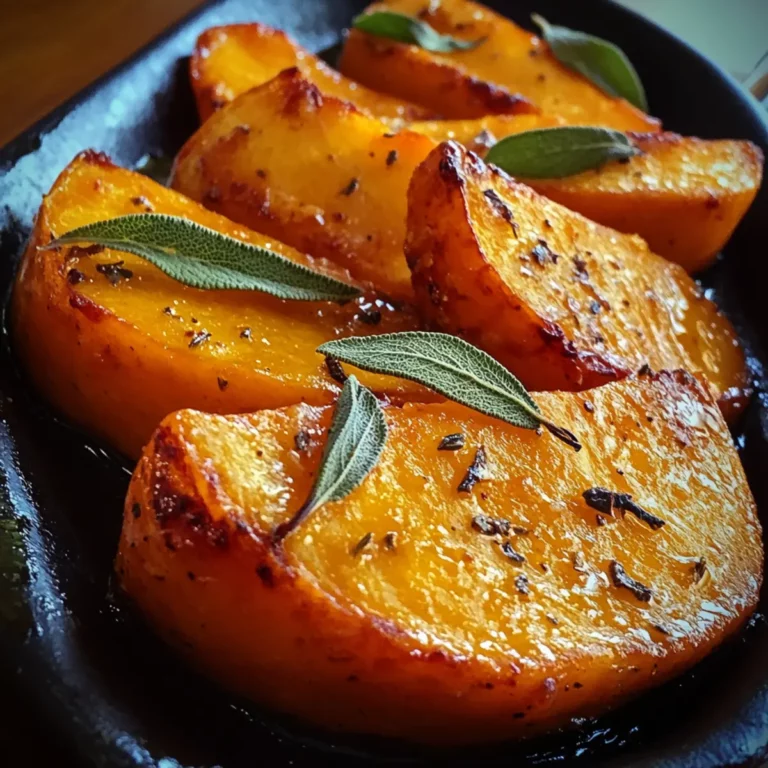 Honey Roasted Butternut Squash with Sage