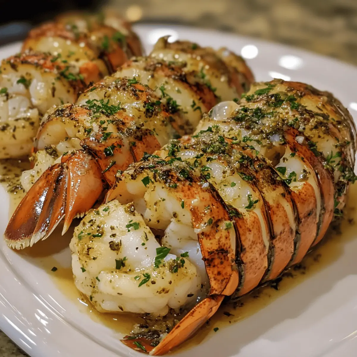 Quick Lobster Tails with Herbed Butter recipe