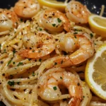 One-Pot Lemon Garlic Shrimp Pasta