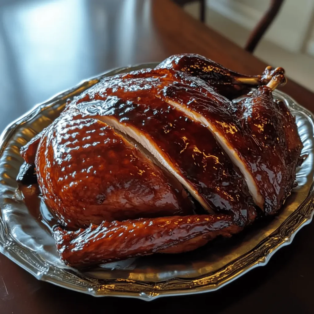 Smoked Turkey with Maple Glaze