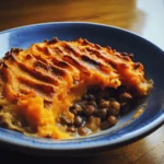 Lentil Shepherd's Pie with Sweet Potato Topping