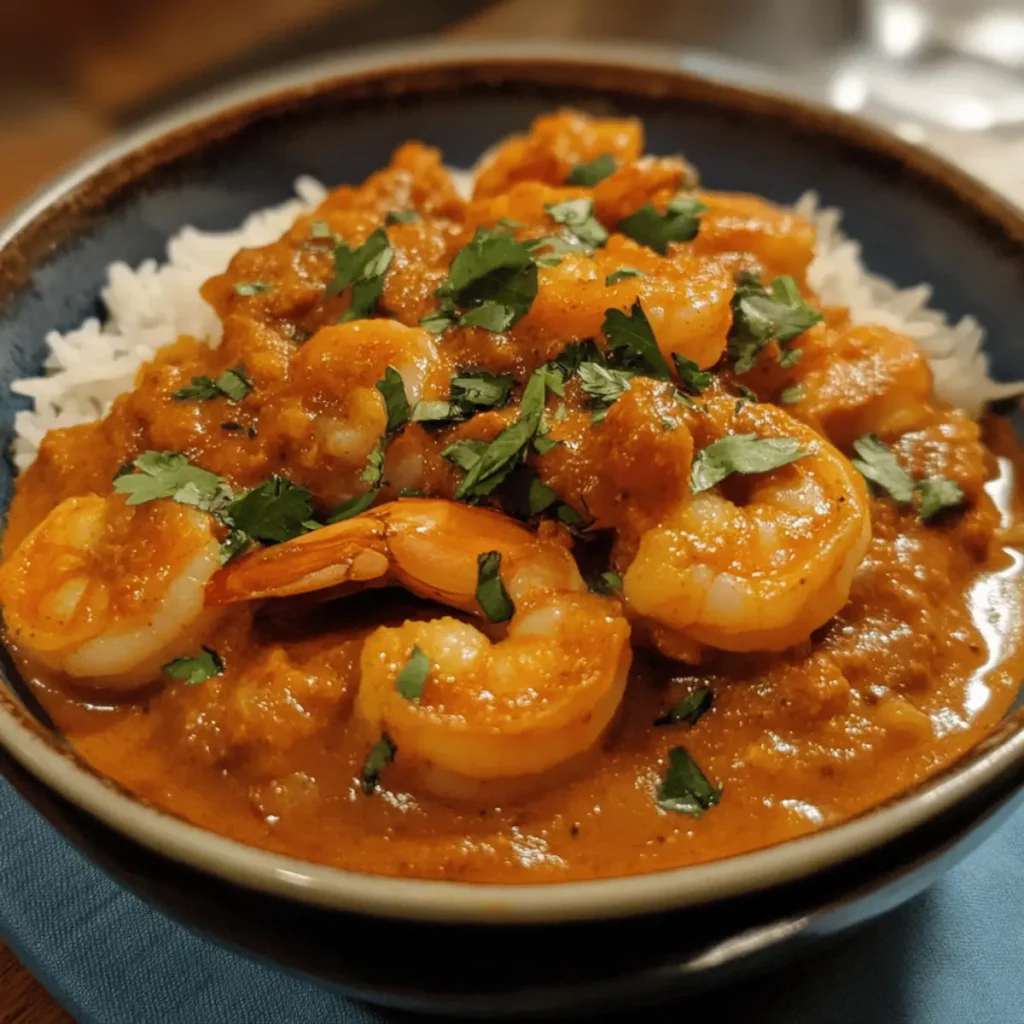 Indian-Style Shrimp Curry (Prawn Masala)