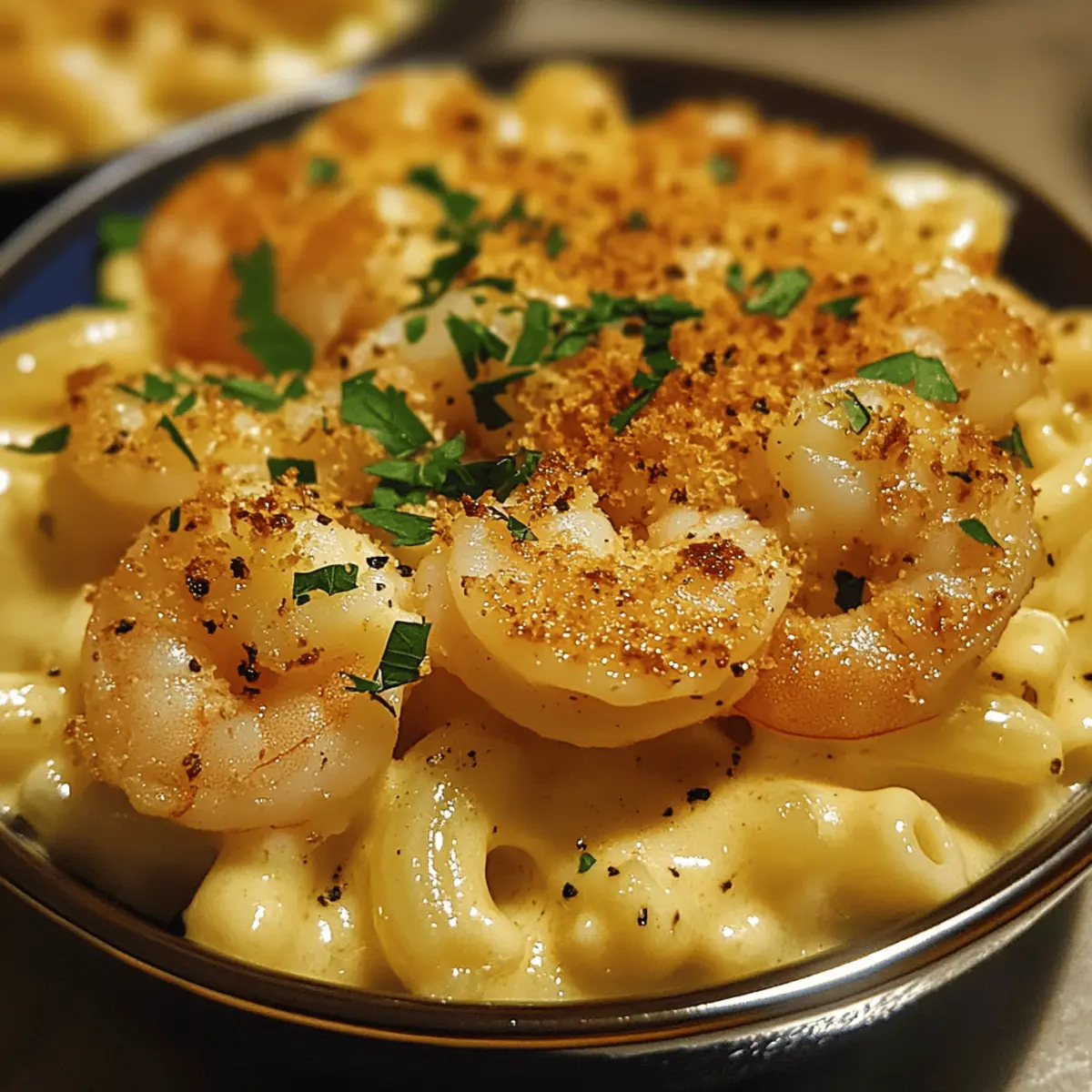 Simple Shrimp Macaroni and Cheese