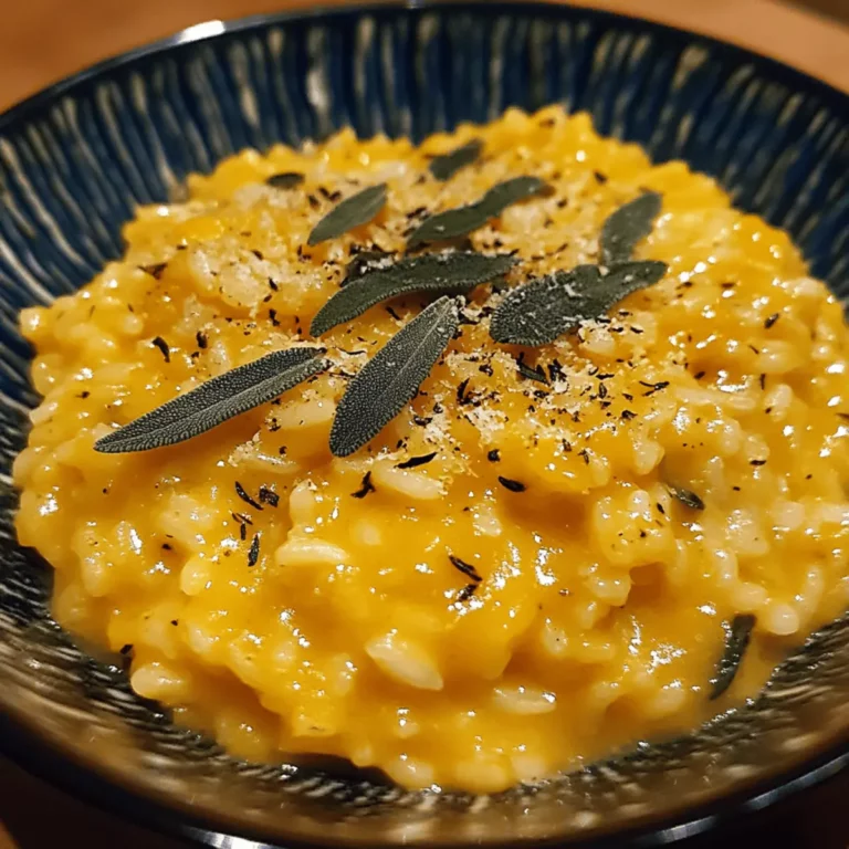 Creamy Pumpkin and Sage Risotto