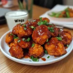 BBQ Cauliflower “Wings” with Vegan Ranch