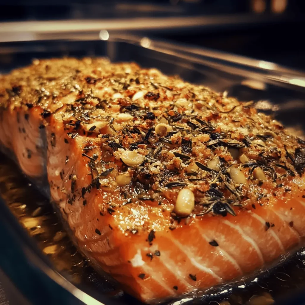 Holiday Herb-Crusted Salmon Roast
