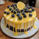 Lemon Blueberry Drizzle Cake