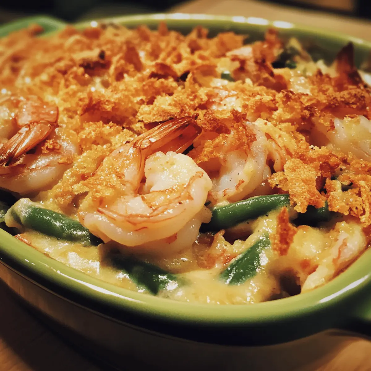 Shrimp and Green Bean Casserole