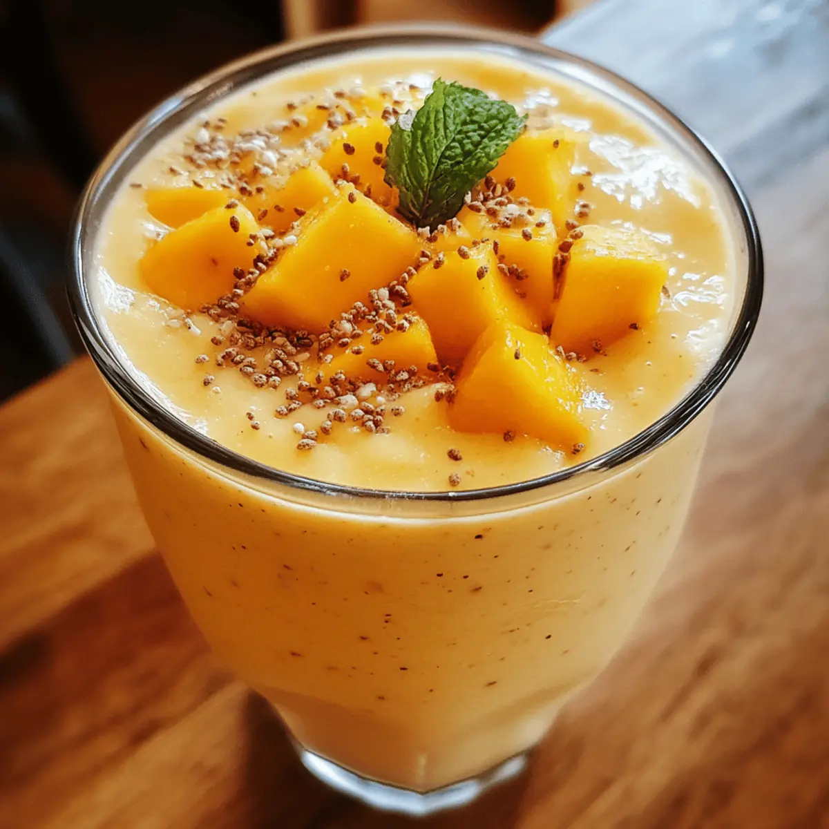 Mango Coconut Smoothie