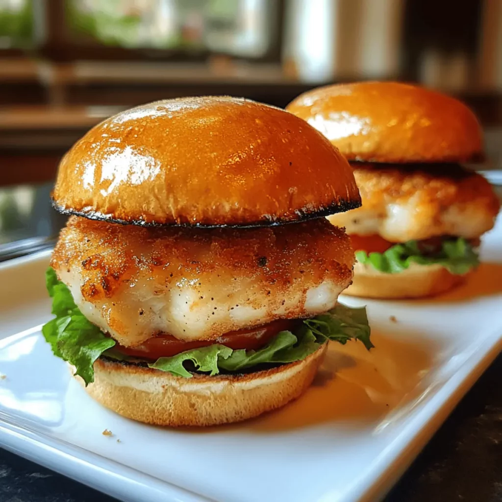Easy Fish Burger Sliders