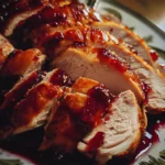Cranberry-Glazed Turkey Meat