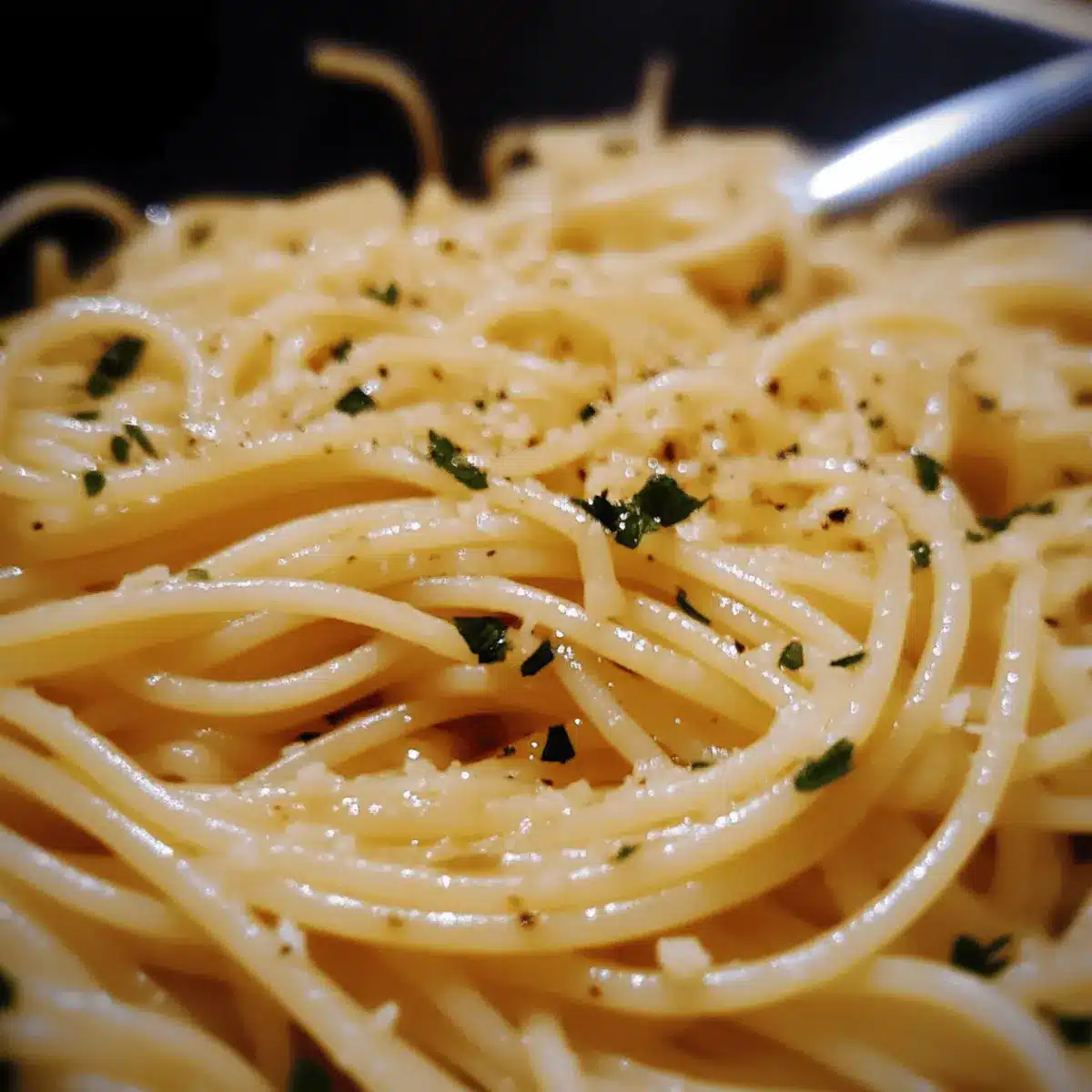 Spaghetti Aglio e Olio (Garlic and Oil)
