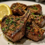 Lemon Herb Grilled Lamb Chops