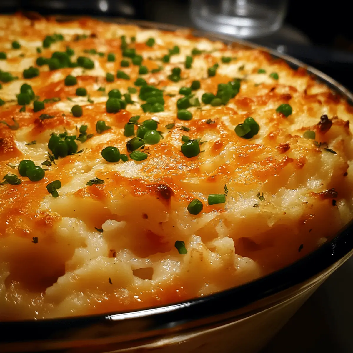 Seafood Shepherd's Pie with a Potato Crust