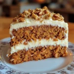 Carrot Cake with Walnut Cream Cheese Frosting