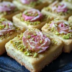 Pistachio Rose Shortbread