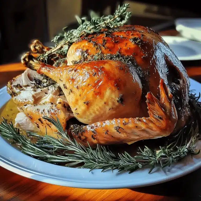 Herb-Butter Roasted Turkey with Pan Gravy
