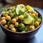 Lemon Herb Chickpea Toss