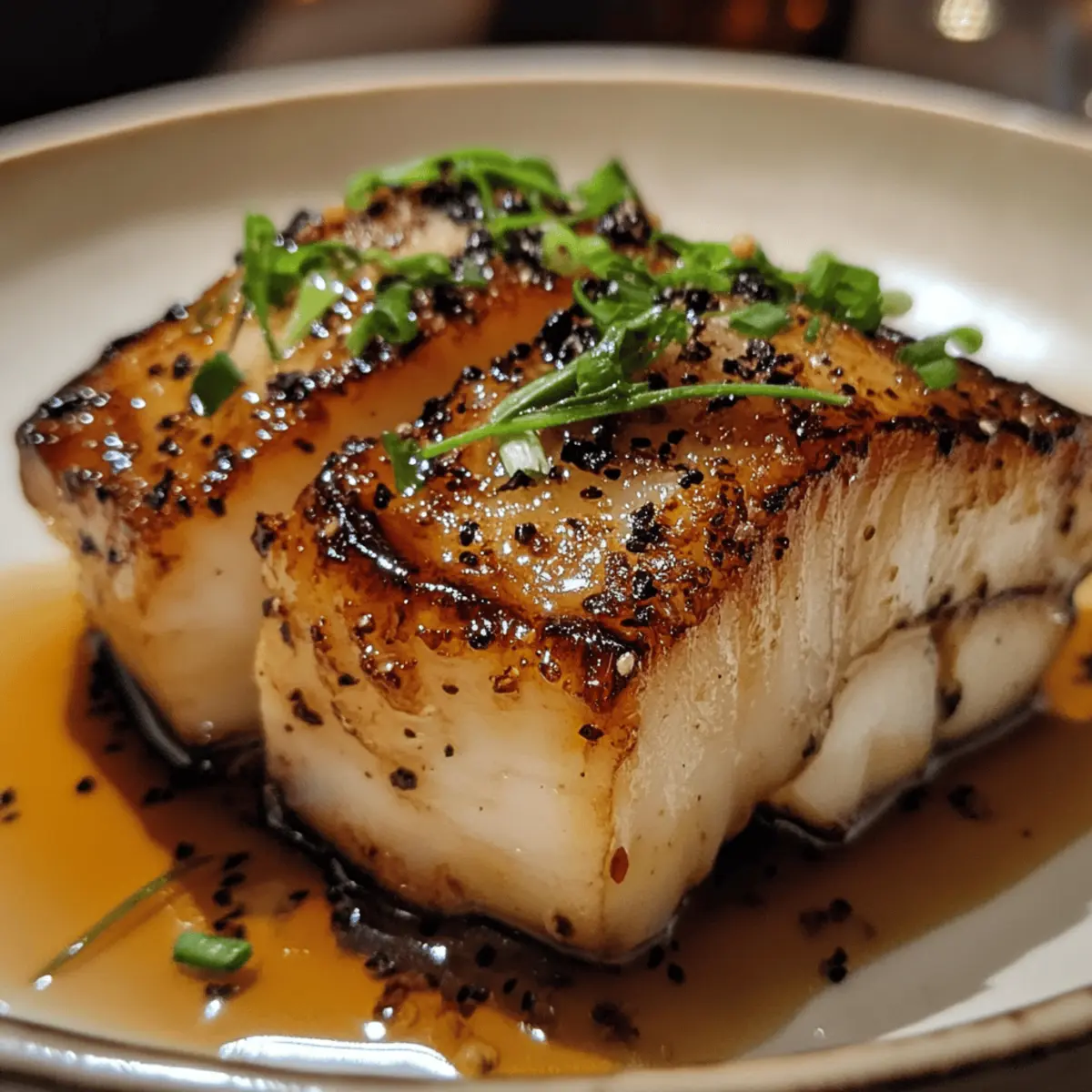 Miso-Glazed Black Cod