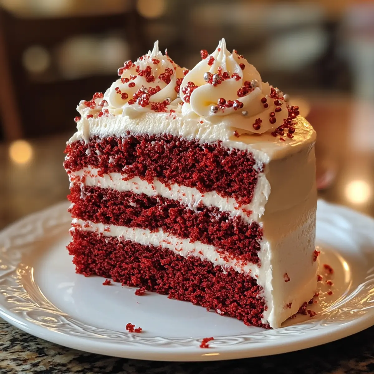 Red Velvet Cake with Cream Cheese Frosting