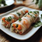 Vietnamese Fish and Vegetable Spring Rolls