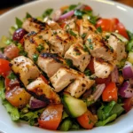 Greek Salad with Grilled Chicken