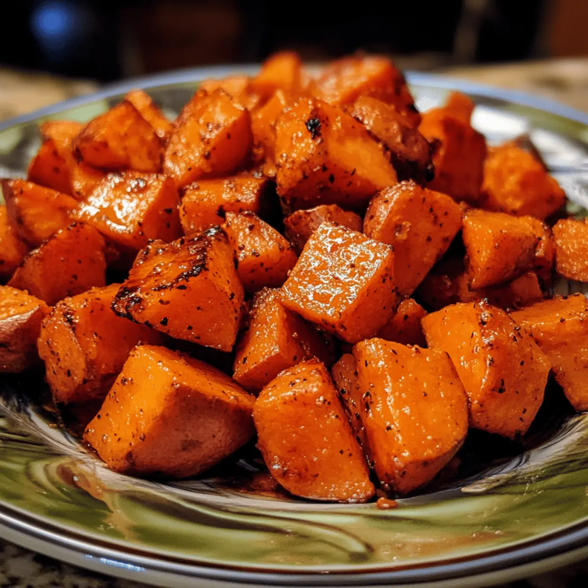 Maple Butter Roasted Sweet Potatoes