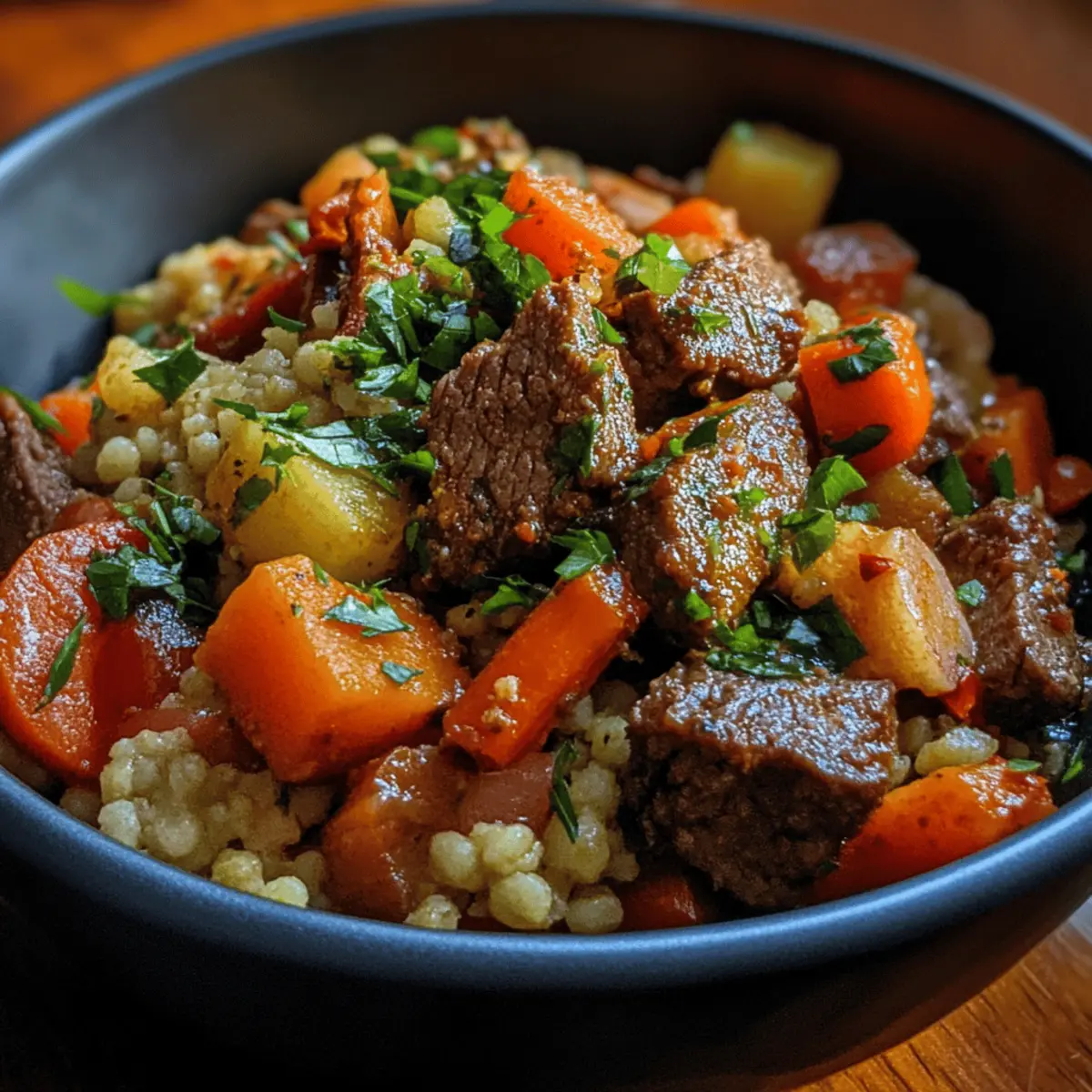 Beef and Vegetable Couscous