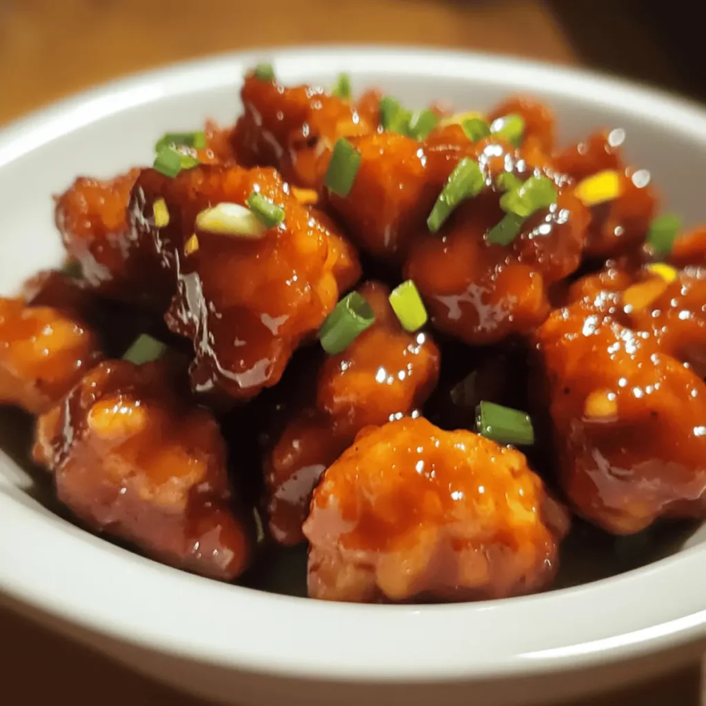 Sticky Orange Chicken Bites