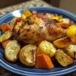 Lemon Paprika Chicken with Roasted Veggies