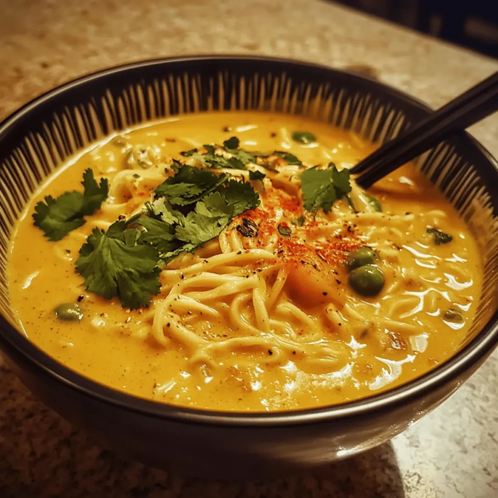 Coconut Curry Noodle Soup