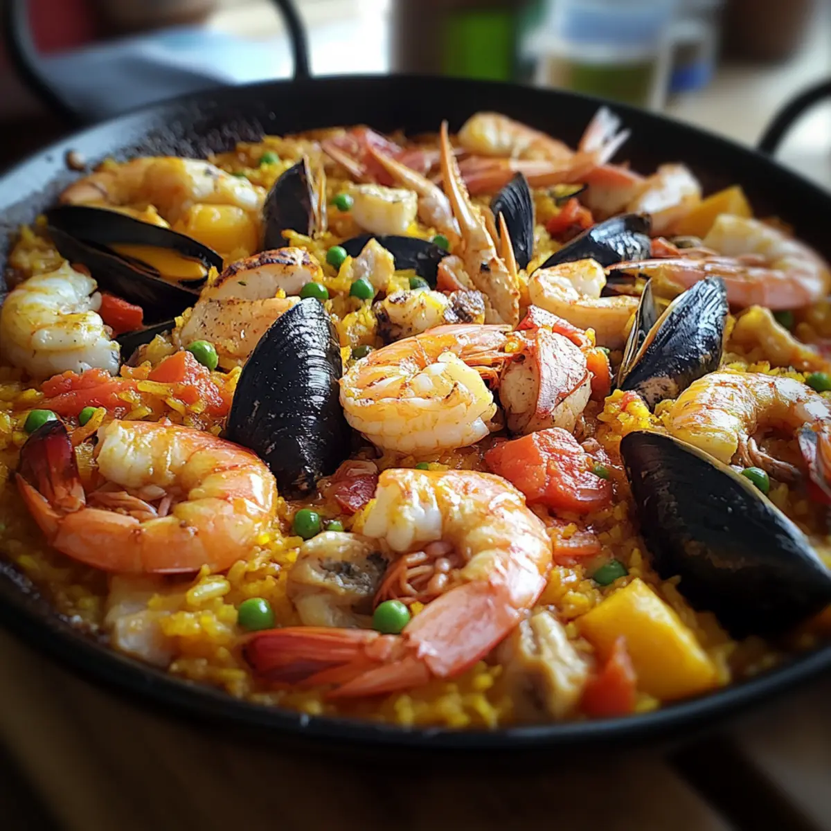 Spanish Seafood Paella