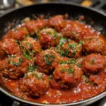Classic Italian Meatballs in Marinara recipe