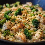 One-Pot Chicken and Broccoli Rice Casserole